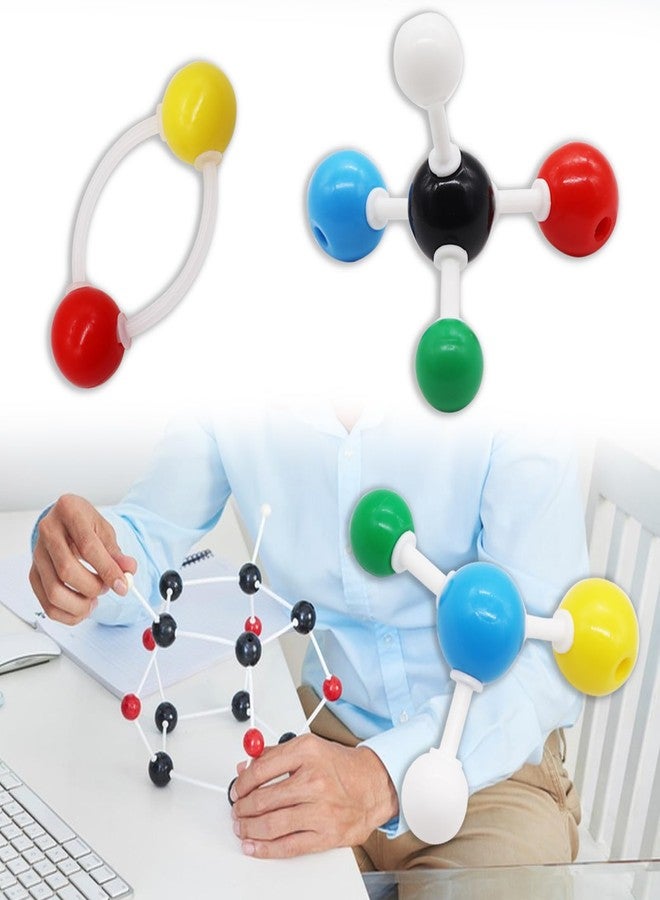 maierke 144PCS Organic Chemistry Molecular Model Kit, Molecular Model Set for Inorganic and Organic Chemistry,Including 68 Atoms & 75 Links & 1 Link Remover Tool for Student and Teacher - Image 4